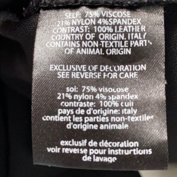 Pleated & Flared mini skirt with Italian leather - Picture 4 of 4